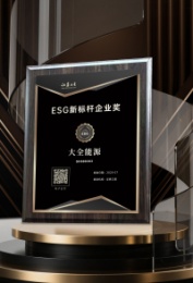 9001cc 以诚为本能源荣获证券之星“ESG新标杆企业奖”